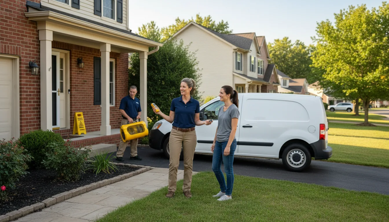 Water restoration image for Water Damage & Restoration Services in Fairfield, ND